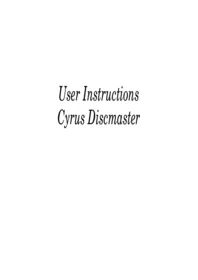 Discmaster Cyrus Audio