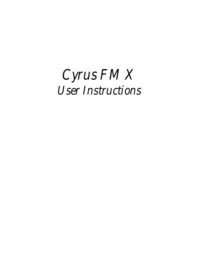 FM X Cyrus Audio