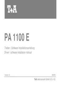 T+A PA 1100 E