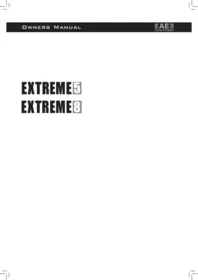EXTREME 5 / EXTREME 8 Acoustic Energy