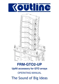 Outline FRM GTO2 UP - Professional audio system