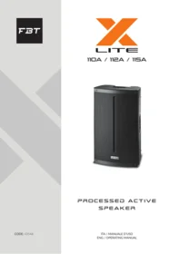 X-LITE 110A / 112A / 115A FBT