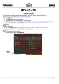 Chauvet Professional UPLOAD 08 - Software