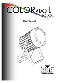 Manual Chauvet Professional COLORADO 1 SOLO Light projector