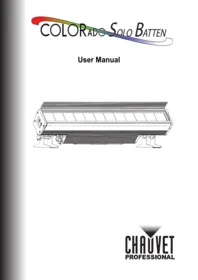 Manual Chauvet Professional COLORADO SOLO BATTEN Professional lighting