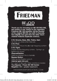 BE-OD DELUXE Friedman