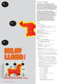 Manual Jam Pedals DELAY LLAMA XTREME
