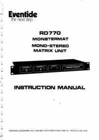 EVENTIDE RD770 Monstermat - Professional audio equipment