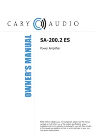 SA-200.2 ES Cary Audio