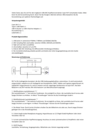 Bedienungsanleitung Cayin RU7 Tragbarer Audioverstärker