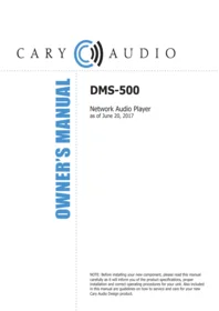 DMS-500 Cary Audio