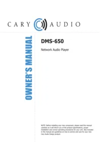 Cary Audio DMS 650 - Network audio player