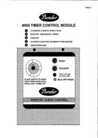 Notice Coburn BENDER TIMER CONTROL Module de contrôle de minuterie