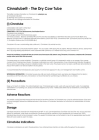 Coburn Cinnatube - Produit vétérinaire