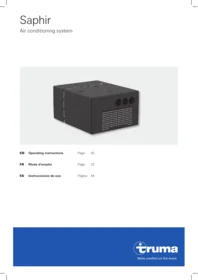 Notice TRUMA OPERATING AIR CONDITIONING SAPHIR US CA MX Climatiseur