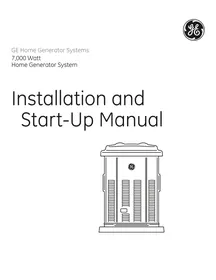 GE HGS  - INSTALLATION - Générateur électrique