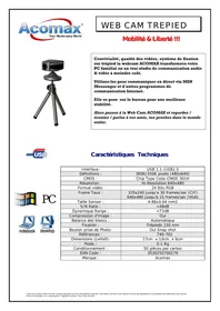 WEBCAM TREPIEDS ACOMAX