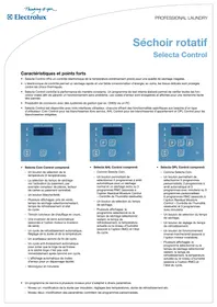 ELECTROLUX LAUNDRY SYSTEMS SELECTA CONTROL - Système de contrôle pour lave-linge