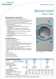 ELECTROLUX LAUNDRY SYSTEMS T4530 - Lave-linge industriel