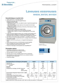 ELECTROLUX LAUNDRY SYSTEMS W4105H - Lave-linge industriel