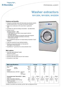 ELECTROLUX LAUNDRY SYSTEMS W4130N - Lave-linge industriel