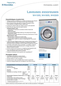 ELECTROLUX LAUNDRY SYSTEMS W4130S - Lave-linge industriel