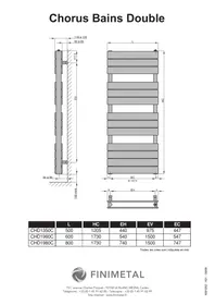 CHORUS BAINS DOUBLE FINIMETAL