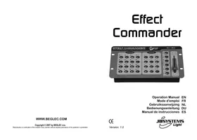 BEGLEC EFFECT COMMANDER - Consola de efectos de luz
