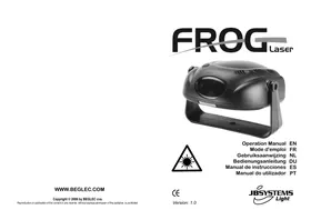 BEGLEC FROG LASER - Iluminación de escenario