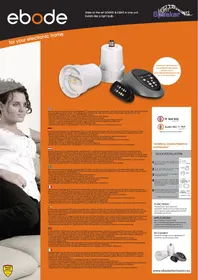 Notice EDOBE XDOM LIGHTSPEAKER Éclairage