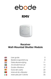 Manual EDOBE XDOM RMV Módulo de controle elétrico