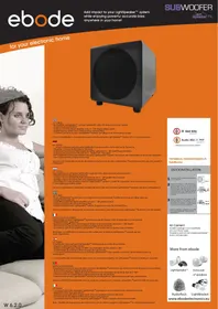 Notice EDOBE XDOM SUBWOOFER Enceinte audio
