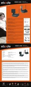 Notice EDOBE XDOM VL42 Émetteur-récepteur audio/vidéo sans fil