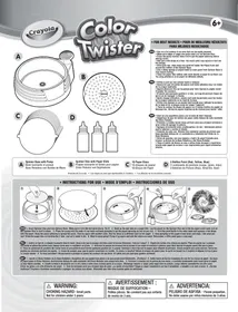 Notice CRAYOLA COLOR TWISTER Jouets créatifs