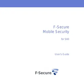 MOBILE SECURITY 6 FOR S60 F-SECURE
