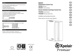 Notice APPLIED ENERGY CF 20 Ventilateur d'extraction