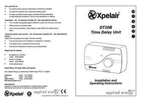Notice APPLIED ENERGY DT20B Ventilation