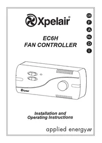 Notice APPLIED ENERGY EC6H Régulateur de ventilation