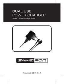 Notice AWG DUAL USB POWER CHARGER FOR NDS LITE Chargeur