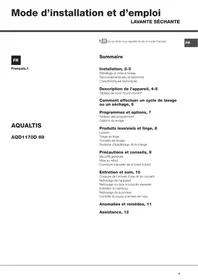HOTPOINT AQD1170D 69 FR - Lave-linge séchant