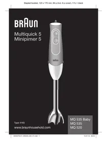 BRAUN MQ545 - Блендер