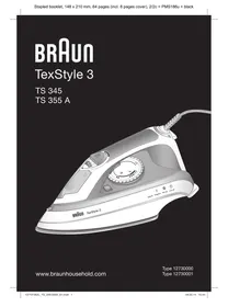 BRAUN TS340 TEXSTYLE 3 - Ferro da stiro