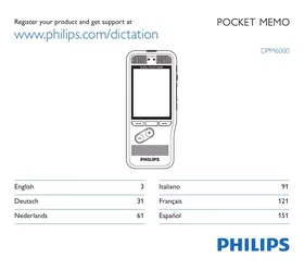 PHILIPS DPM6000 - Dictaphone numérique