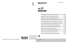SONY A37 - Fotocamera