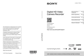 SONY HDR-GW66 - Câmara de vídeo