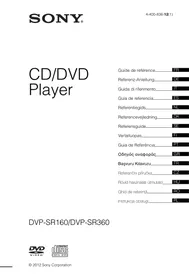 SONY DVPSR360B - Dvd speler