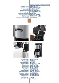 دليل DELONGHI ICM15740 صانعة القهوة