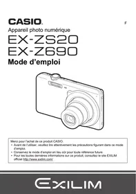 CASIO ZS20 - Appareil photo numérique