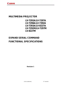 LV-8227A CANON