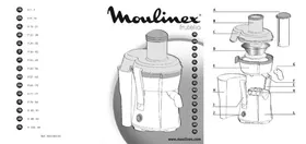MOULINEX JU585G31 EASY FRUIT - Entsafter